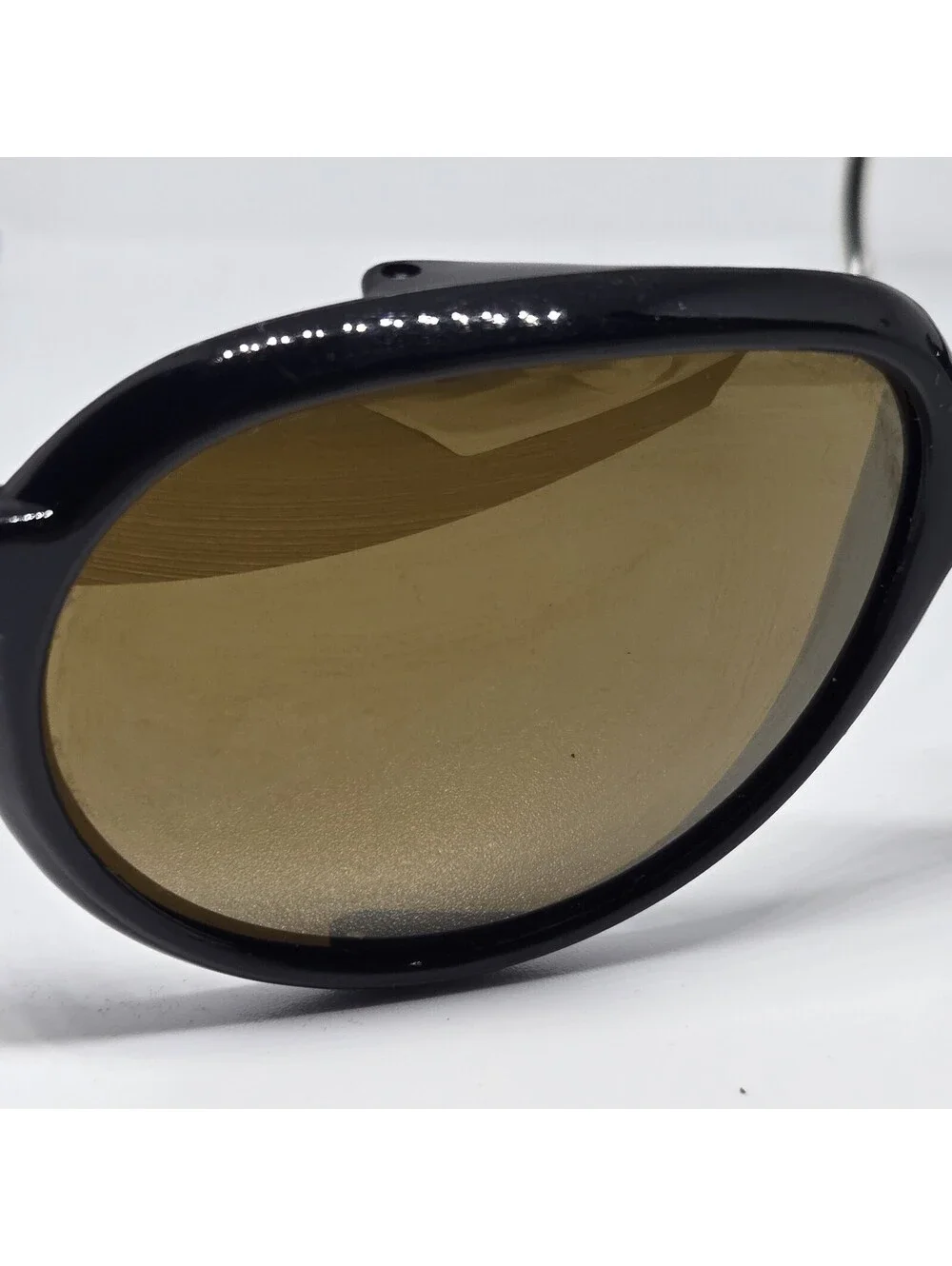 Vintage Bollé Irex 100 Style Acrylex Glacier Sunglasses Cable Temple Ski France